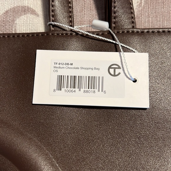 NWT TELFAR Medium Chocolate Tote - Picture 4 of 8